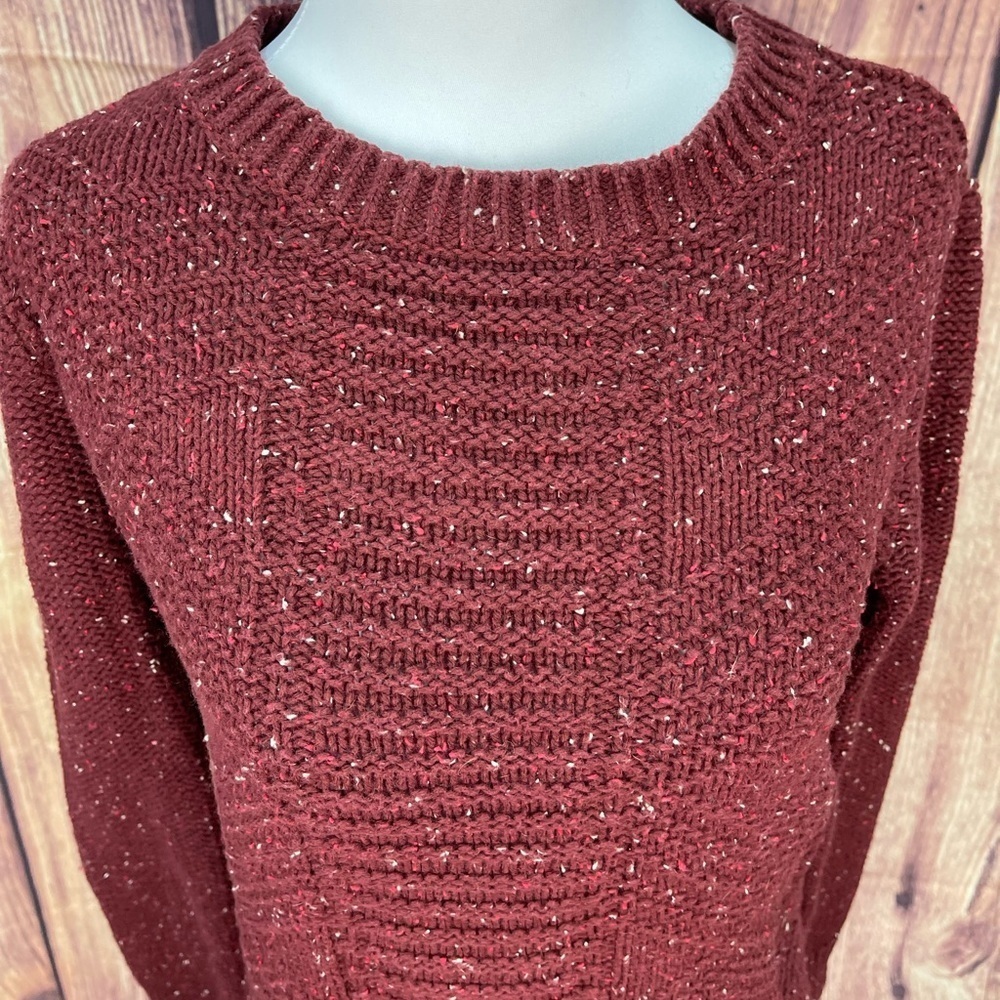 Hollister cotton wool blend long sleeve crew neck sweater women’s size S - Picture 7 of 16